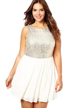 Club clubwear frau kleidung nachtclub cocktail formale sommer herbst partei neuen look inspire pailletten top chiffon mini dress 2990