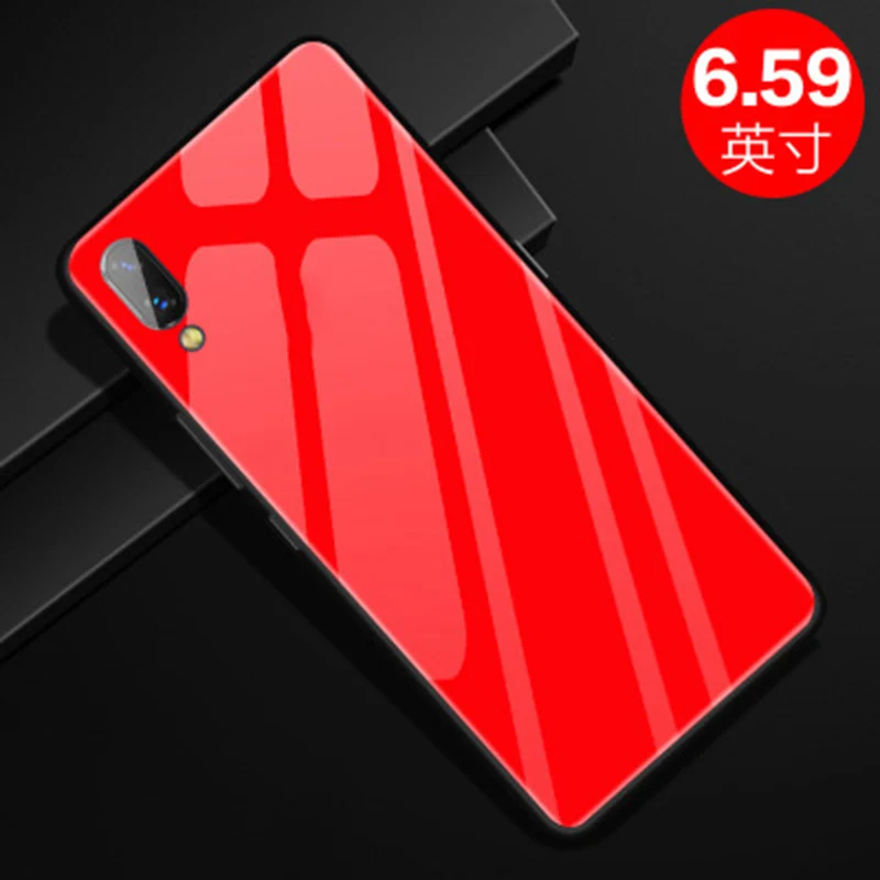 6 59 дюймовый чехол для телефона vivo Nex однотонный из закаленного стекла N e x