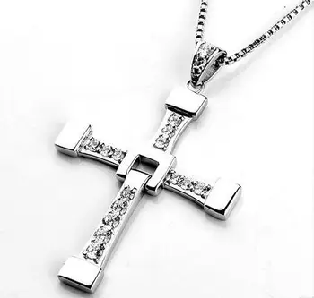 

FAST and FURIOUS Vin Diesel Dominic Toretto's Cross Pendant Necklace - S925 Sterling Sliver 22 Gram pedant