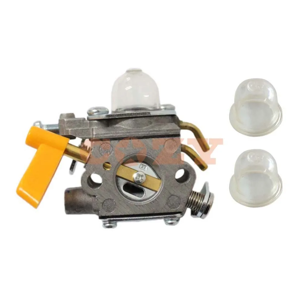 Carburetor Carb and Primer bulb For Homelite Ryobi Craftsman Trimmer