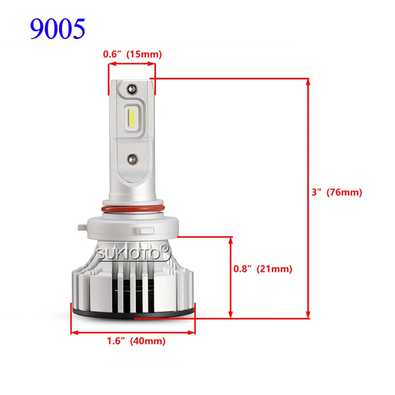 SUKIOTO H7 H4 светодио дный лампы фар авто фар H7 H11 H1 HB3 HB4 H4 Здравствуйте/ближнего света 12 В 72 Вт 3000 К 6500 К W Здравствуйте te светодио дный противотуманные лампы
