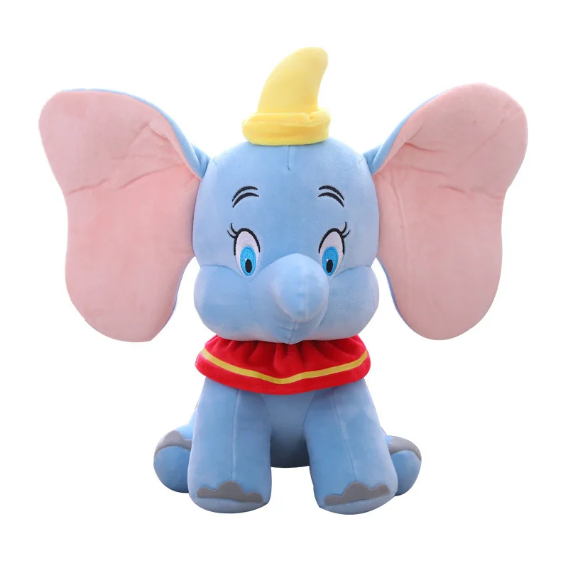 33 см Дисней слон Дамбо Мягкие плюшевые игрушки мягкие животные куклы мягкие игрушки для детей подарок и коллекция - Цвет: Синий