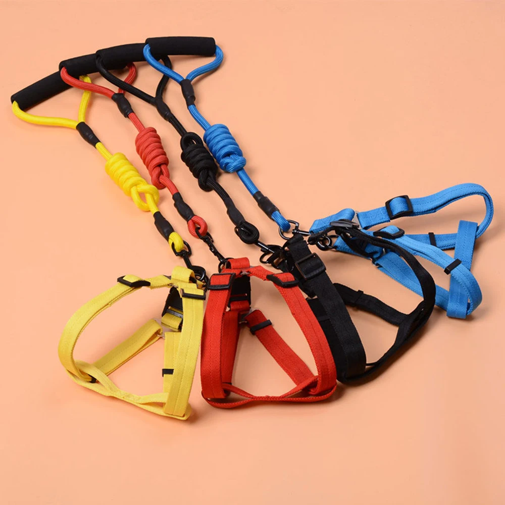 2016NewArrivalDogLeashHarnessNylonSmallLargeDogRopeChest