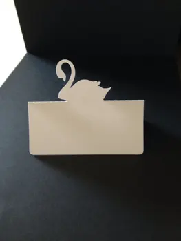 

Elegant swans Place Cards, Holiday, Wedding bridal baby shower Dinner Party, Seating Reception, Escort table number name card