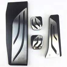 Pedal de freio para carro, acelerador de freio para bmw 1 2 3 4 séries m3 m4 e87 e90 f20 f21 f30 f32 pedal de freio f36 f80 f82 para descanso do pé, pedal de freio do acelerador