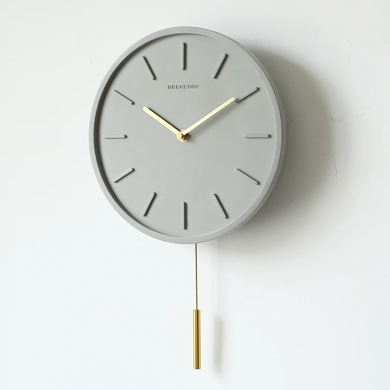 Скандинавские креативные маятниковые часы, бесшумные кварцевые часы с механизмом Pow Patrol, часы для украшения гостиной, часы Relogio Parede 5ZB94