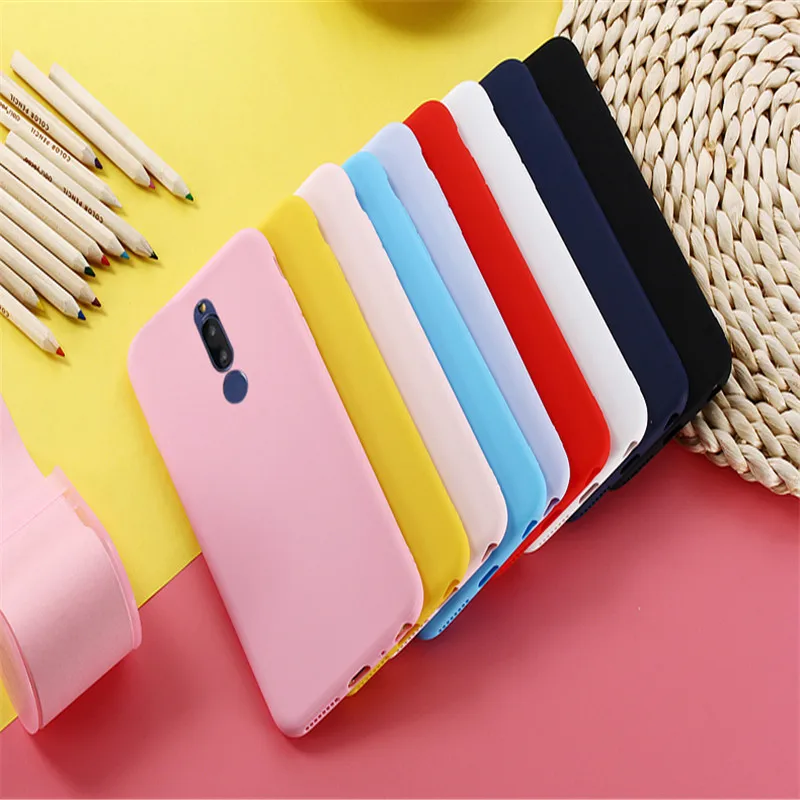 

Candy Colors Soft Silicone Case For Huawei P20 Lite P20 Pro Nova 3e P9 P10 Lite Plus P8 Lite 2017 mate 20 lite Back cover coque