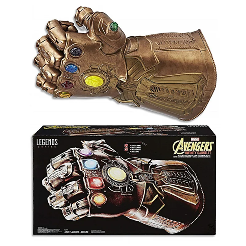 

1:1 Marvel Infinity War Thanos Gauntlet Gloves Toys Legends Series Endgame Articulated Electronic Fist Action Figure Hot Toys