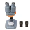 AOMEKIE Binocular Stereo Microscope 20X/40X Above LED Lights PCB Solder Tool Mobile Phone Repair Mineral Watching Microscopio 2