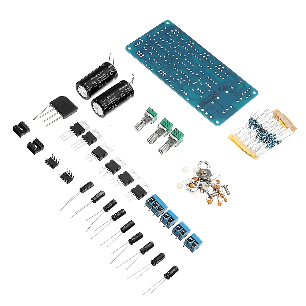 

DIY TDA2030A Stereo Dual 12V AC 18W Digital Amplifier Board Kit MEGA BASS Module Integrated Circuits