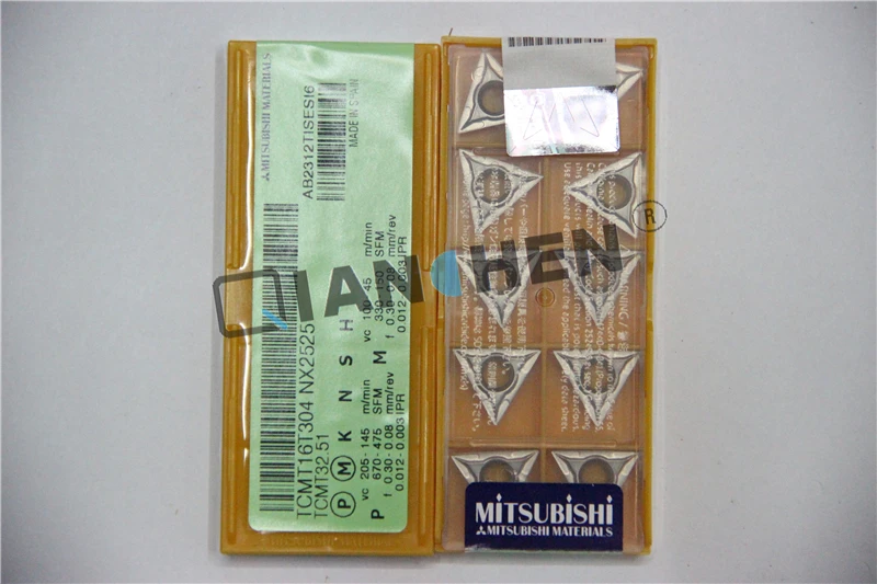 Mitsubishi 10 шт./лот TCMT16T304 NX2525 TCMT16T308 NX2525 ЧПУ вставки, лицо мельница токарные инструменты резак с ЧПУ инструмент