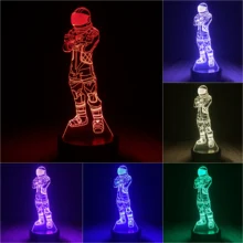 Fortnited Battle Royale Figure Usb 3d Led Night Light Touch Sensor Nightlight Led Atmosphere Table Lamp Fornite game Bedside