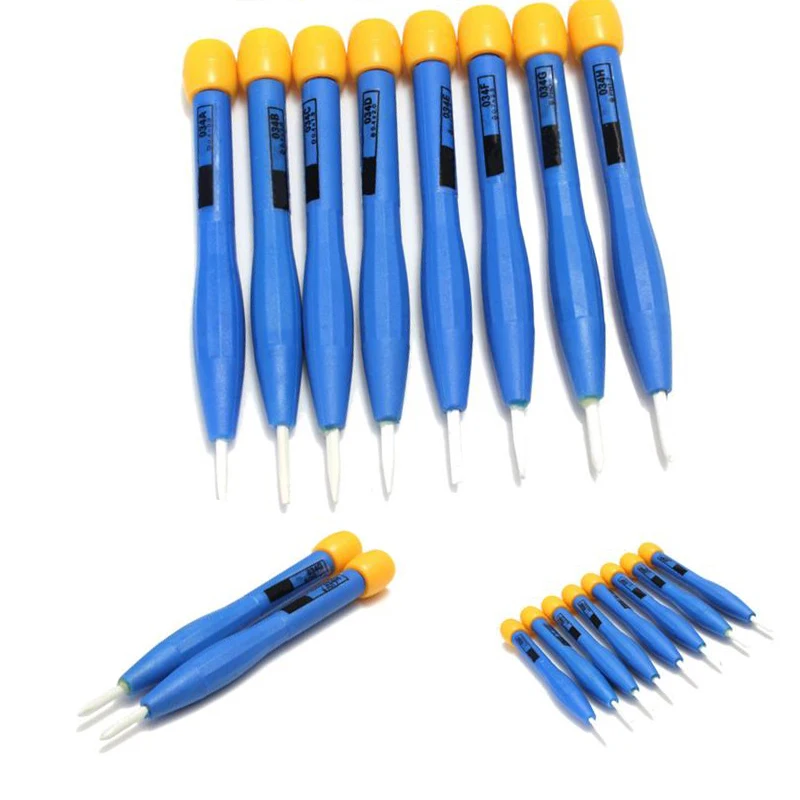 8PCS Adjust Frequency Screwdriver Anti-static Plastic Ceramic Set Slotted and… 