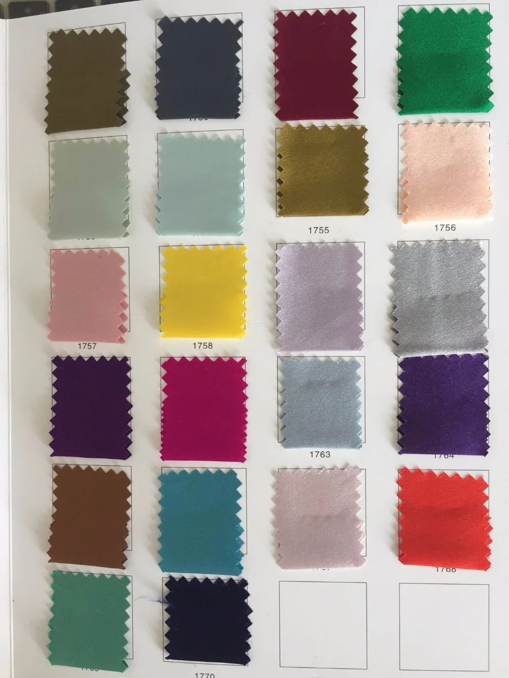 30mm satin color chart 3
