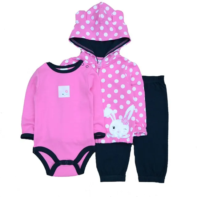 Для маленьких мальчиков одежда Костюмы комплект детской одежды; Roupa de bebe пальто боди; штаны хлопок с длинным рукавом Одежда для новорожденных девочек платье для девочки боди детская одежда одежда для новорожденных