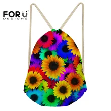 Forudesigns Drawstring рюкзак сумка спортивная Сумки для зала завод печатных Фитнес сумка для Обувь для детей Обувь для мальчиков Обувь для девочек Бег открытый