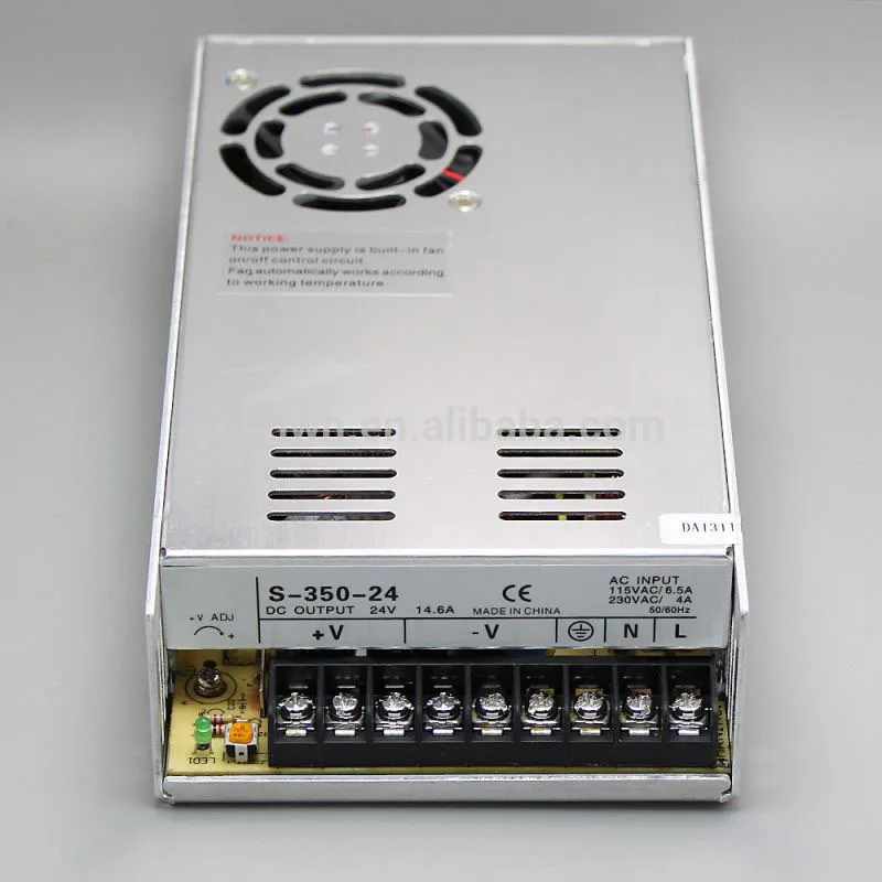 DC 48v에 LED 스트립 AC 350-100 V 입력을위한 최고의 품질 48V 7.3A 240 W 스위칭 전원 공급 장치 드라이버 무료 배송