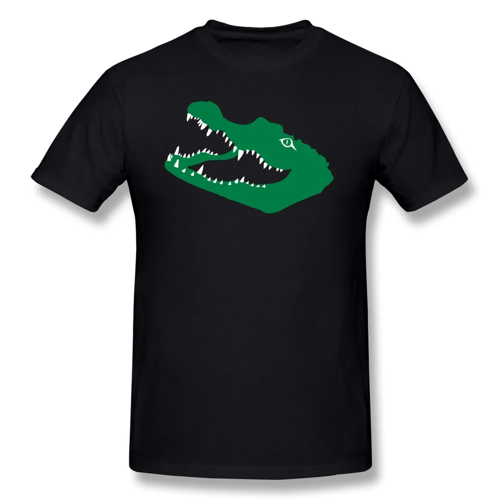 Design Casual crocodile alligator croc gator kaiman Cool Text Men T