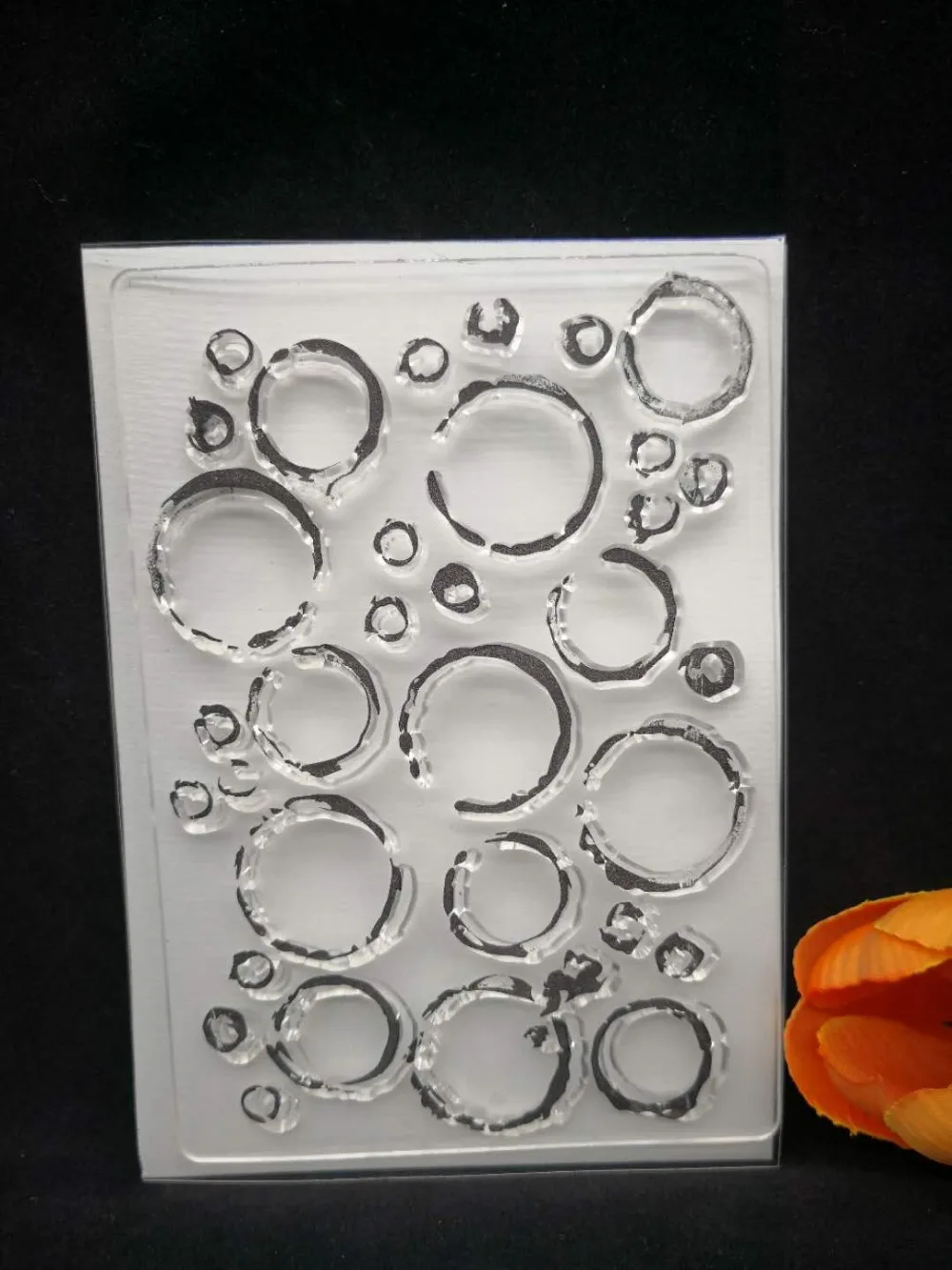 

Background Transparent Clear Silicone Stamp/Seal for DIY scrapbooking/photo album Decorative clear stamp L905