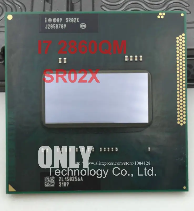 Процессор intel I7 2860QM 2,5G-3,6G 8M SR02X cpu HM65 HM67 Оригинальное официальное издание ноутбук I7-2860QM четырехъядерный восьминиточный