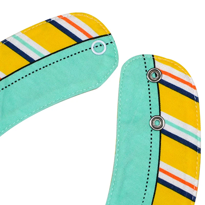 5 Pcs Cotton Waterproof Baby Bibs 2 Sides Print Cartoon Pattern Saliver Towel 0-3 Baby Feeding Bibs For Boys Girls Baby Care (4)