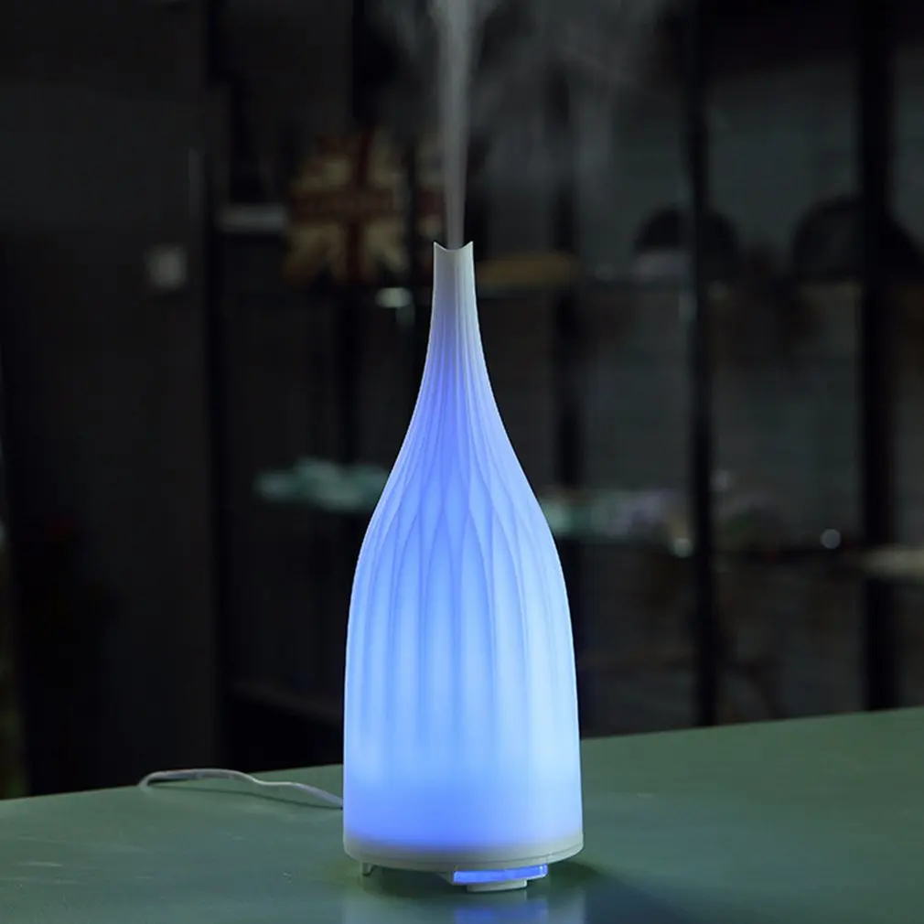 

100ML Ultrasonic Humidifier Air Humidifiers for Home Aroma Essential Oil Diffuser Aromatherapy With Colorful LED Night Light