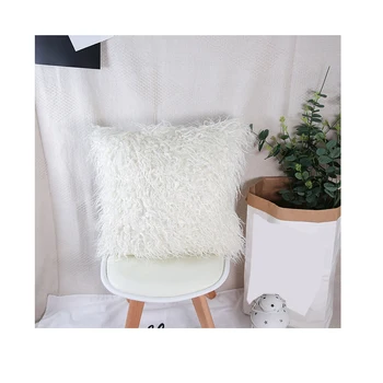 

Wool Pillow Throw Pillow Deluxe Home Decorative Super Soft Plush Pillowcase Cushion for Bed Sofa Chair