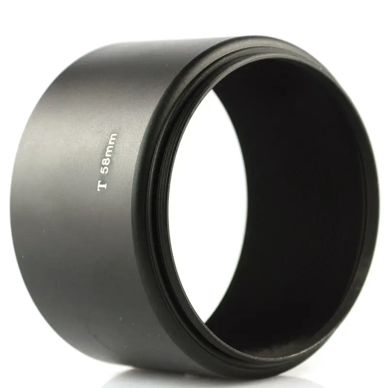 52mm Metal Lens Hood Standard Long Focus Telephoto 52mm Lens Hood For