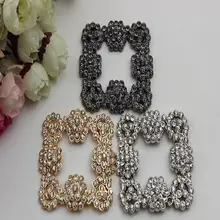 6 шт./партия) сверкающие 3 цвета со стразами обувь с пряжкой, обувь цветы, ювелирные изделия DIY модные сумки, аксессуары