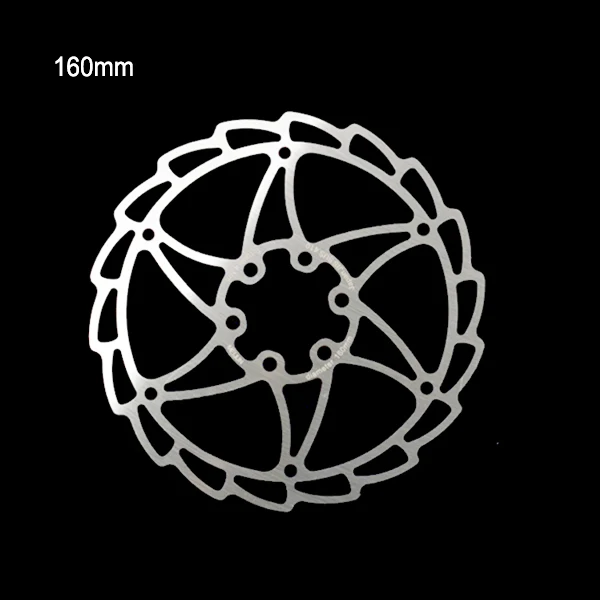 MEIJUN 2 шт из нержавеющей стали G3 MTB дисковый тормоз ротор 140 мм 160 мм 180 мм 203 мм горный велосипед Велоспорт 6 отверстий ротор с винтами - Цвет: 160mm
