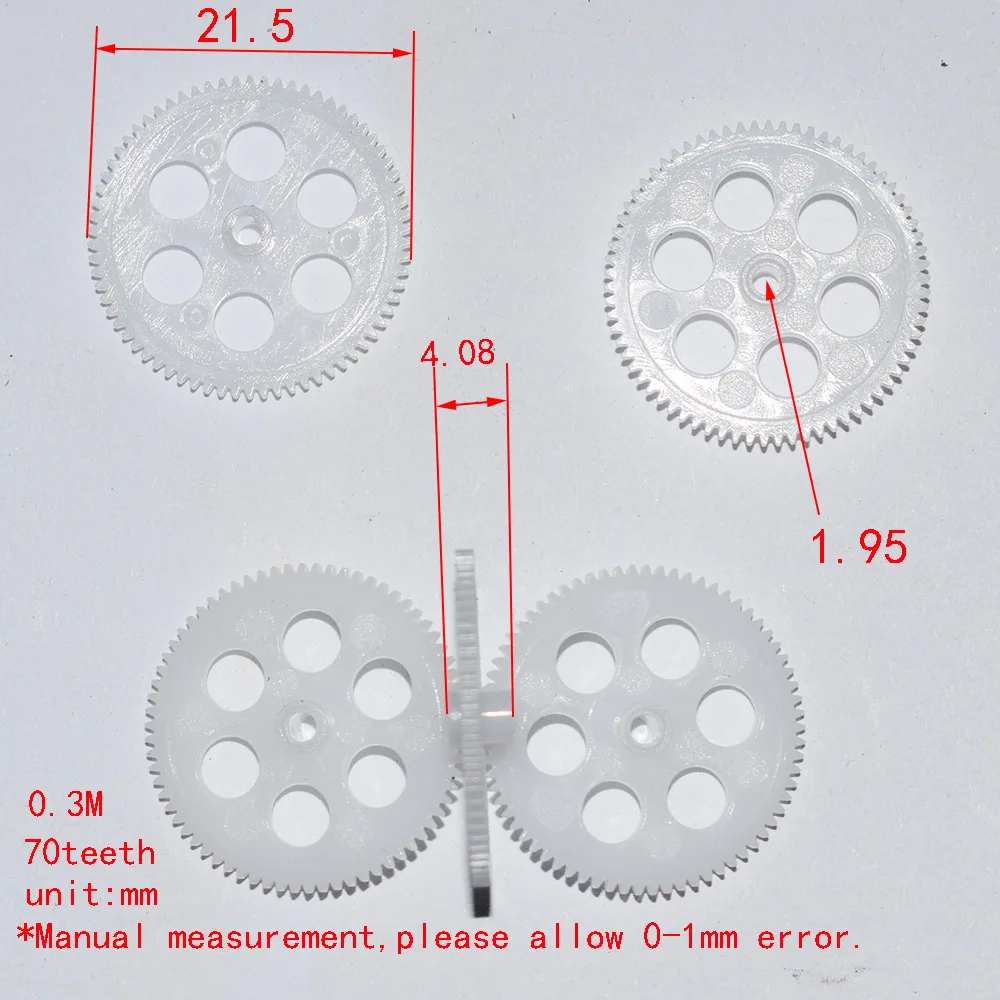 702A Шестерни 0,3 м 2 мм Tight дистанционного управления автомобиля Робот игрушка самолет Запчасти Технология 10 шт./лот