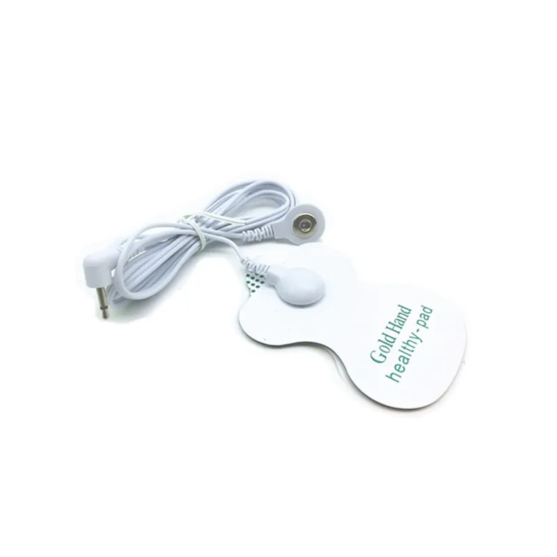 B1006 2 ways connecting cable extra snap gel eletrode pads sticker for tens therapy massager machine (8)
