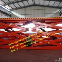 Гидравлический фиксированный Шлиц-шарнир лифт, поставляемый клиенту из Бирмы