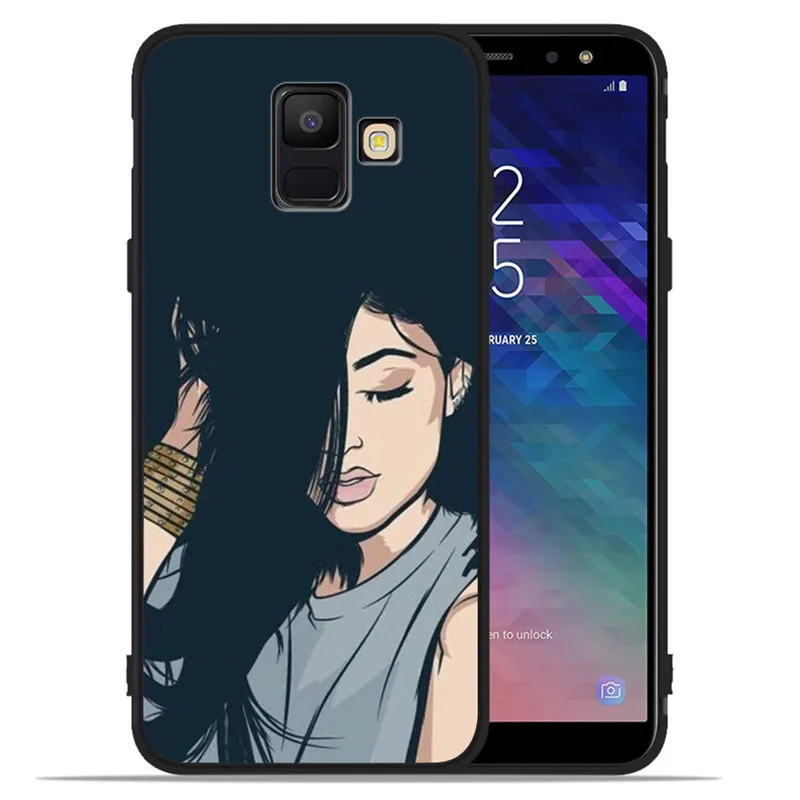 Роскошные африканские девушки женщины для Samsung Galaxy A9 A8 A7 A6 A5 A3 J3 J4 J5 J6 J8 Plus 2017 2018