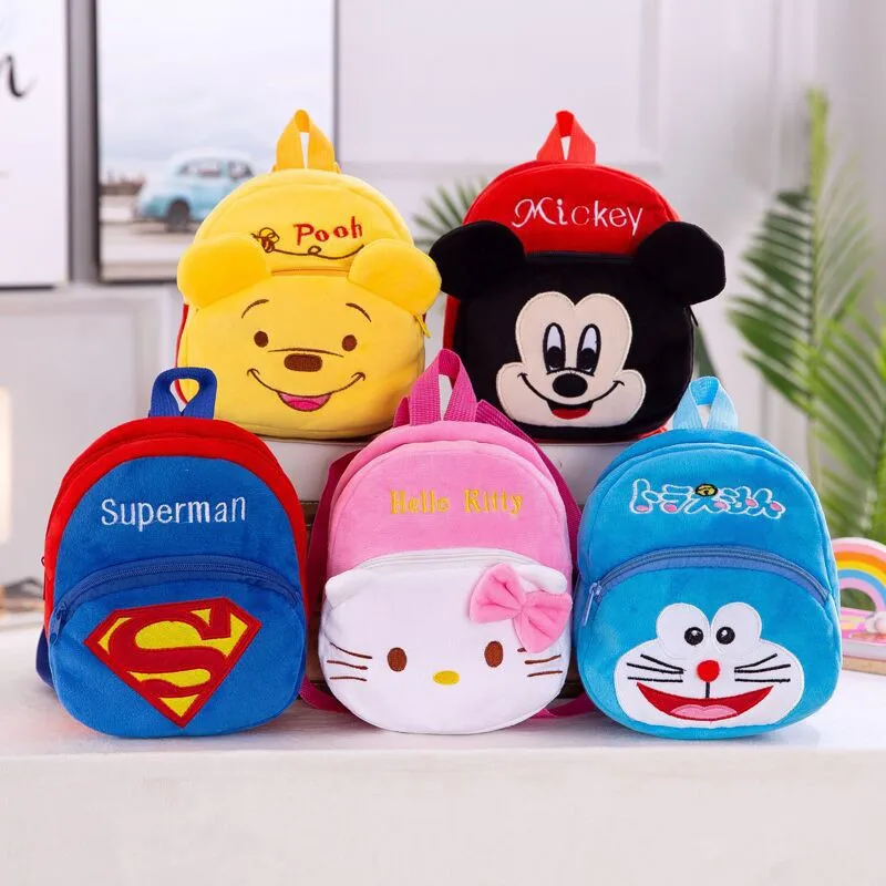 Cute baby child Plush backpacks small bag Cute Cartoon anime schoolbag Children