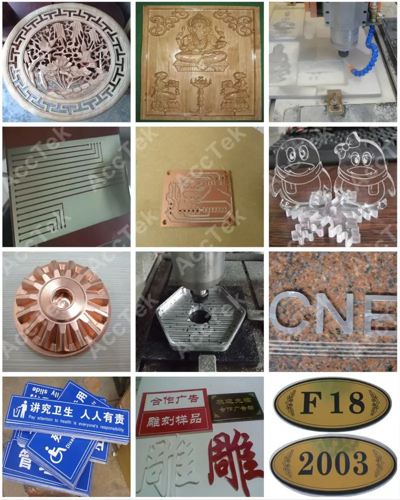 samples of cnc advertising machine router