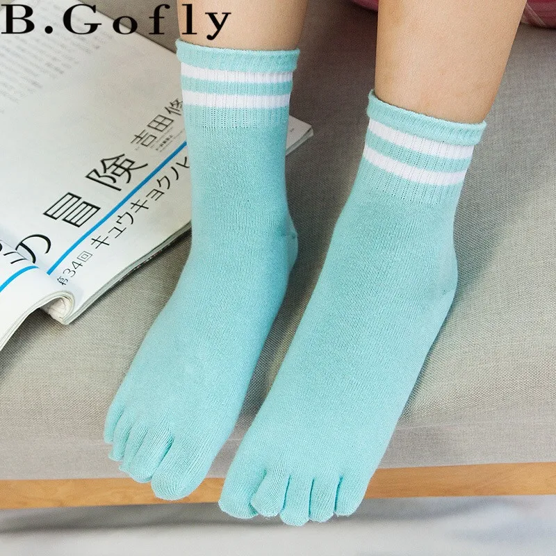 

7-12 yeSpring Autumn Children Cotton White Black Toddler Girls Cheap Aqua Toe Socks Antibacterial Kids Sport 5 Five Finger Socks