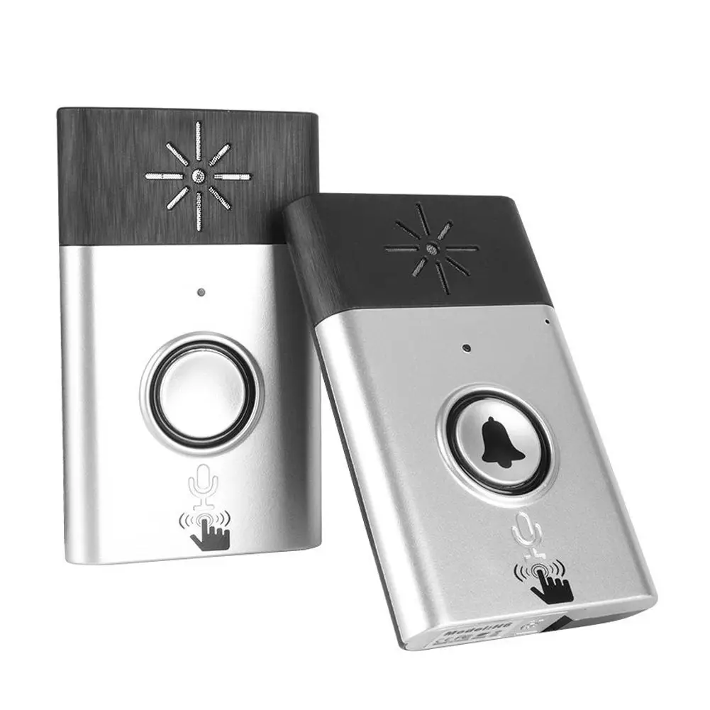 

MOOL Wireless Intercom Doorbell, Portable Door Chimes with Receiver and 1 Push Button Operating at 600-feet Range High Volume