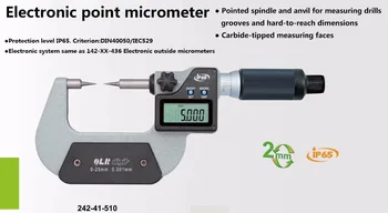 

IP65 waterproof quickly measurement electronic point micrometer 0-25mm 25-50mm digital A type D type