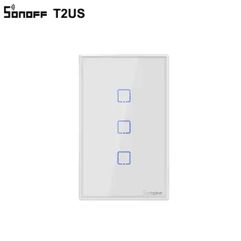 <h3 style="text-align: center;">SONOFF T2US TX Smart Wifi interrupteur mural tactile</h3>