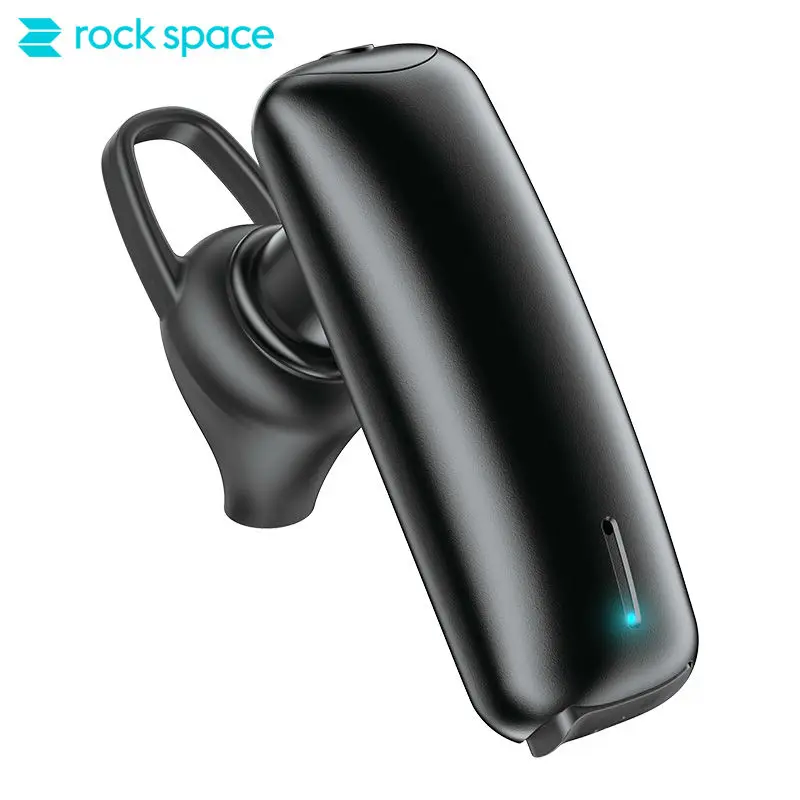 

ROCKSPACE Business Bluetooth 4.1 Earphone Stable Fit Handfree With Mic Headset Clear Sound For Driving For iPhone XR XS Xiaomi
