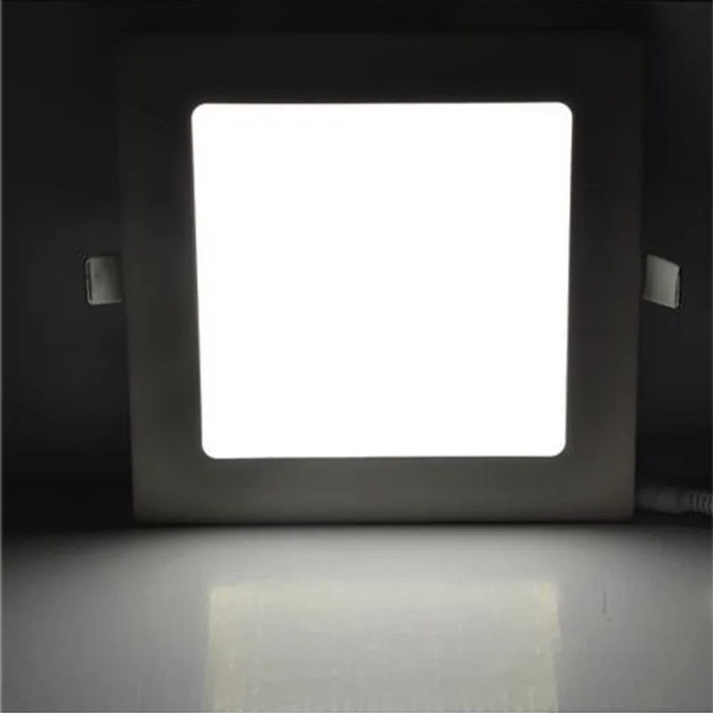 Luzes do Painel de Led praça painel de led downlight Color : White