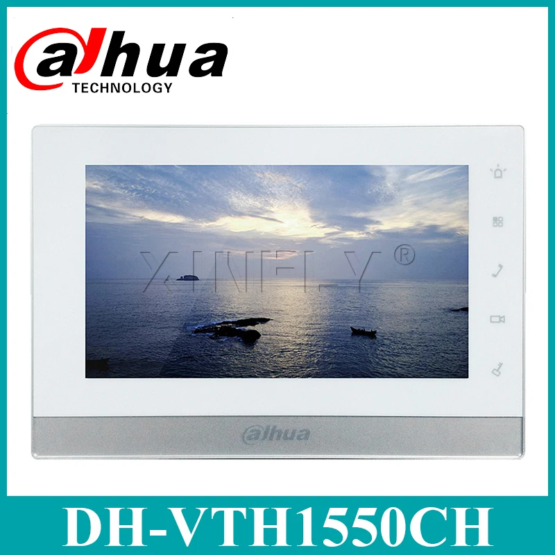 Dahua VTH1550CH IP Video Intercom English Version 7- inch Indoor Touch Screen Monitor Replace VTH1510CH with LOGO