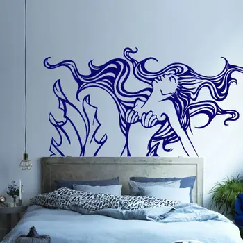 

Wall Decal Mermaid Deep Sea Animal Ocean Water Nymph Nature Fish Maritime