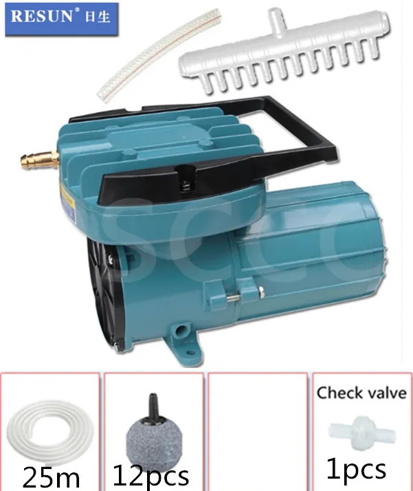 MPQ-906 A SET 115LPM RESUN DC 12V постоянный магнитный воздушный компрессор для аквариума гидропонный пруд аквакультура DC кислородный воздушный насос - Цвет: MPQ-906 A SET