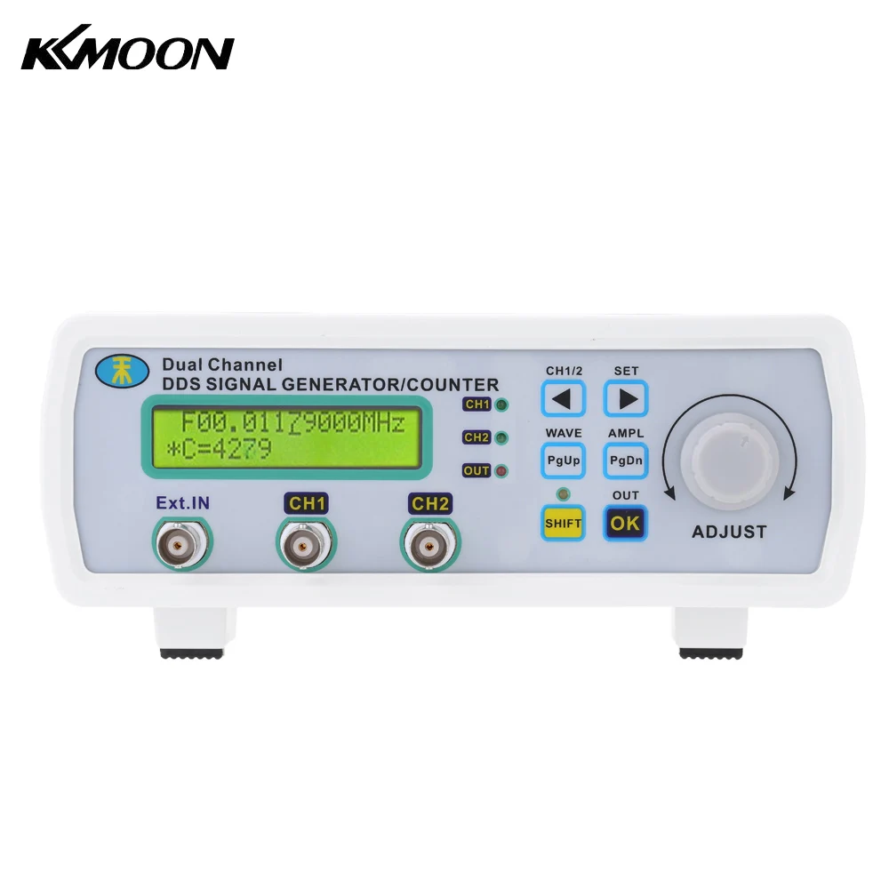

High Precision Digital DDS Dual-channel Signal Source Generator Arbitrary Waveform Frequency Meter 200MSa/s 25MHz
