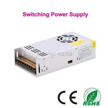 

Iron case IP20 400W Switching adapter, 1pcs free shipping certified 48 volt dc power supply, AC 110V/220V transformer led driver