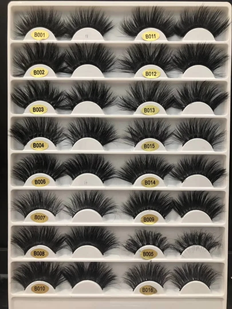 

new arrival 3D Mink Eyelashes Natural Fuller 3D632, D68, D73-2, D100, D13, F37