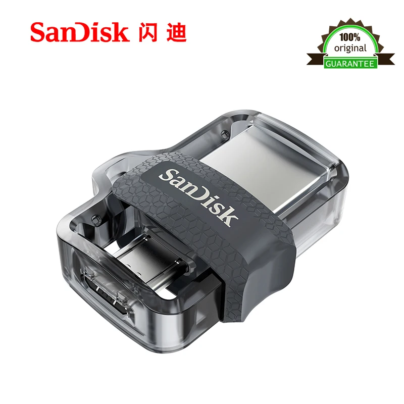 sandisk sdd3 экстремально высокая скорость 150 м/с флеш-накопитель 64 Гб OTG USB3.0 двойной OTG USB флэш-накопитель 64 ГБ