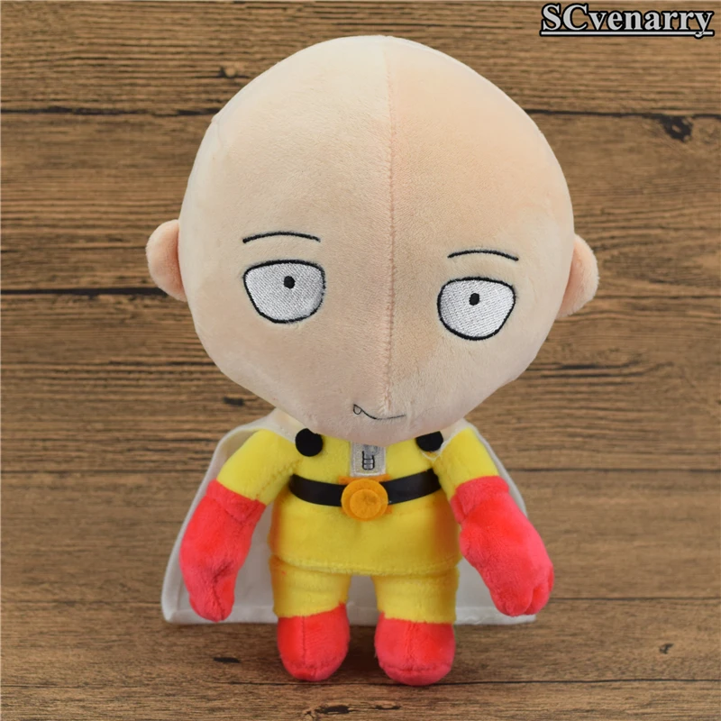 20cm Anime One Punch Man Saitama Plush Doll Hero Stuffed Toys ONE PUNCH 